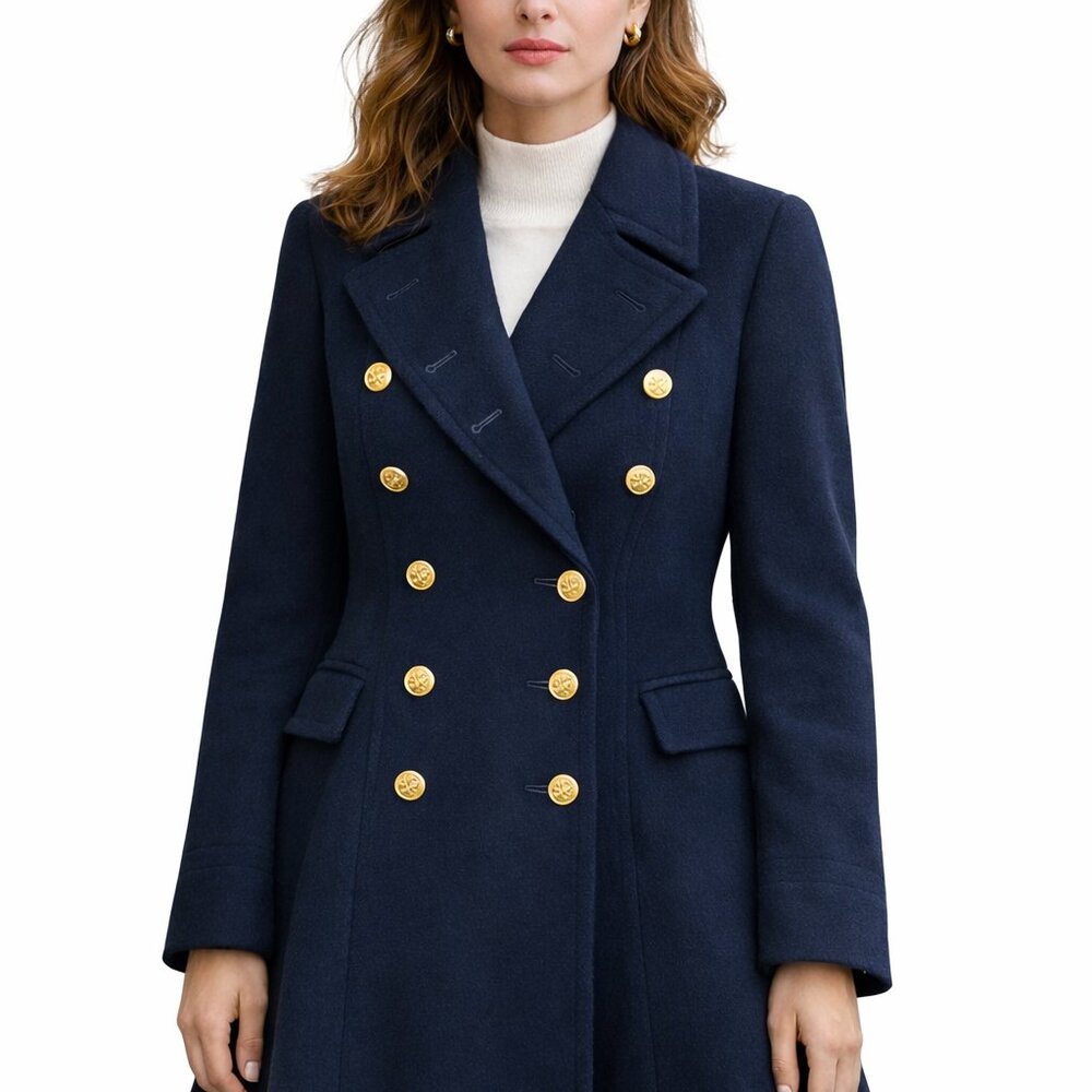 Vintage Canadian Naval Military Coat – Crown Anchor Buttons